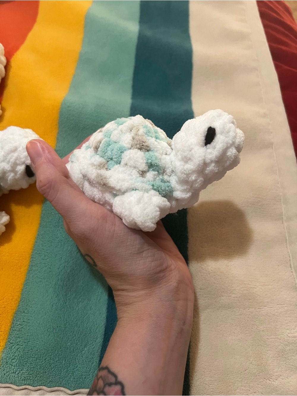 Plush Crocheted Turtle 🐢 - Picture 7 of 8